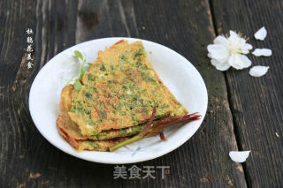 最春天的味道~香椿蛋煎饼的做法