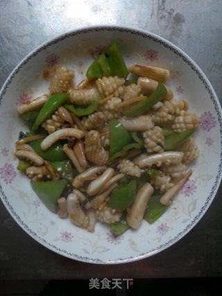 蚝油鱿鱼花的做法