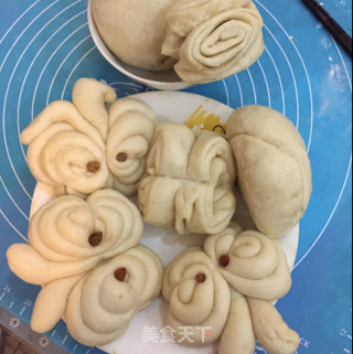 花式馒头的做法