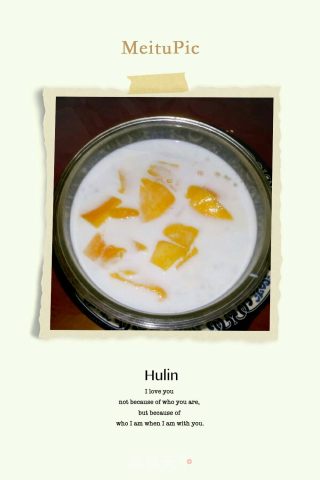 牛奶芒果西米露的做法
