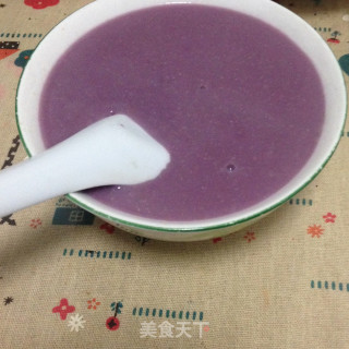 紫薯燕麦糊的做法