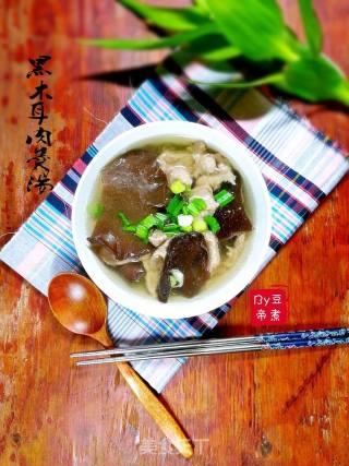黑木耳瘦肉羹汤的做法