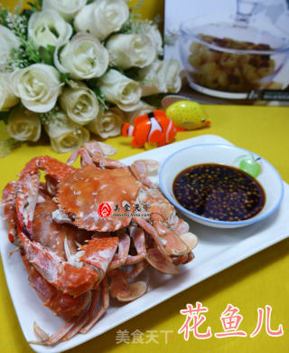 白灼花蟹的做法