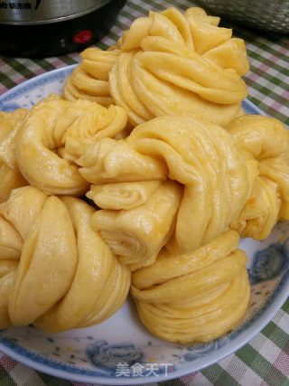 南瓜花卷的做法