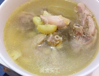 白果炖鸡的做法