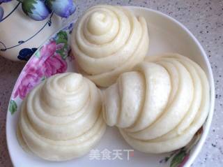 香甜炼乳花卷奶香花卷馒头的做法