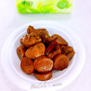 红烧杏鲍菇鸡腿的做法