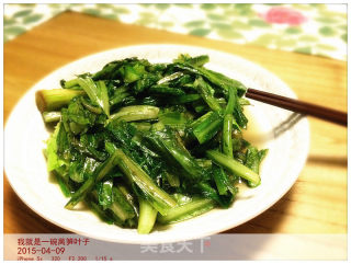 清炒莴笋叶子的做法