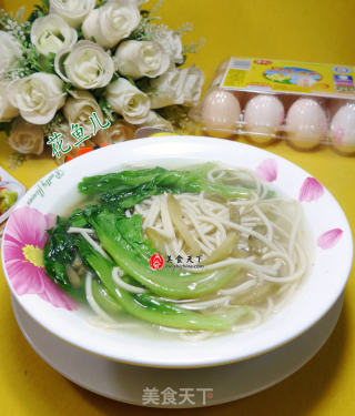 榨菜生菜汤面的做法