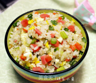 花样炒饭的做法
