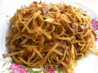 肉炒咸菜丝的做法