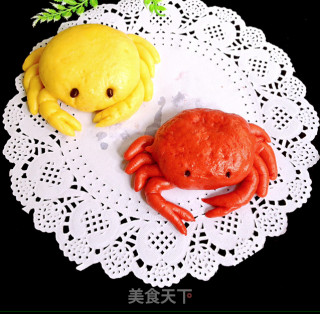 螃蟹豆沙包的做法