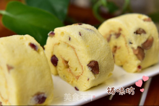 对抗倒春寒美食【红枣蛋糕卷】的做法