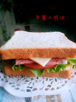 早餐三明治的做法