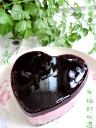 蓝莓酱冻芝士蛋糕的做法