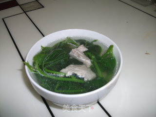 瘦肉番薯叶汤的做法