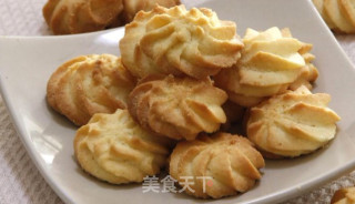 玫瑰花味曲奇饼干的做法