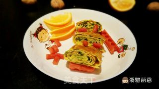 韭菜厚蛋烧的做法