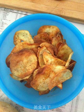 椒盐土豆片的做法