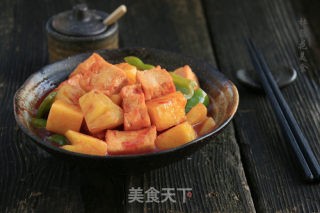 菠萝咕老豆腐的做法