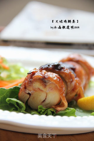 叉烧鸡腿卷的做法