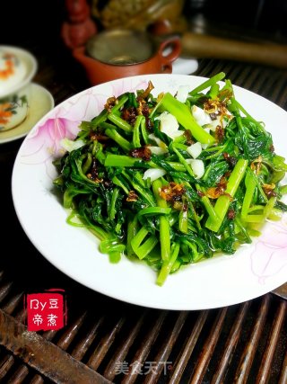 素食空心菜的做法