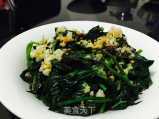 温拌蕃薯叶的做法