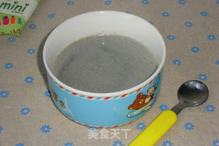 燕麦黑芝麻糊的做法