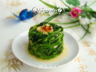 蒜香菠菜塔的做法