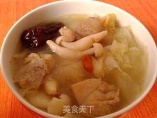 白玉菇银耳鸡汤的做法