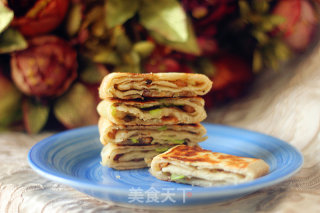 千层肉渣饼的做法