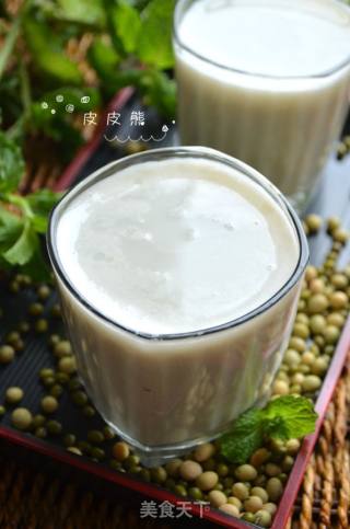 绿豆豆浆的做法