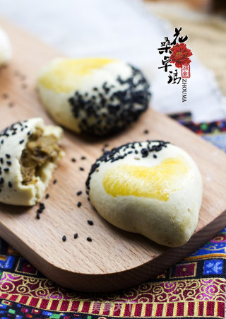 【豆沙甜饼】令人温暖的朴素味道的做法