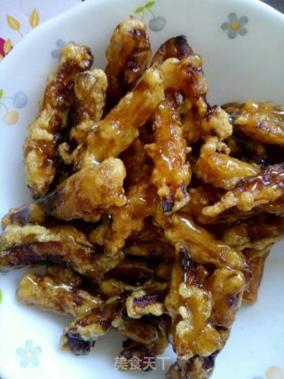 拔丝糖浆南瓜的做法