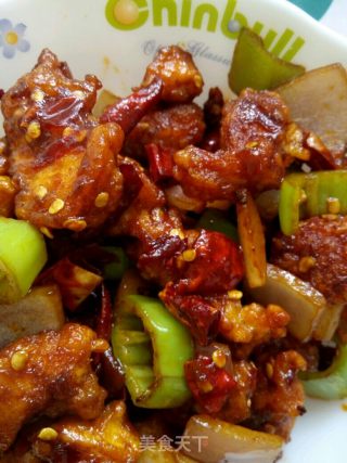 辣椒版辣子鸡丁的做法