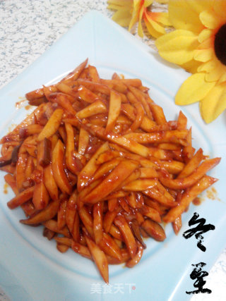 辣炒杏鲍菇的做法