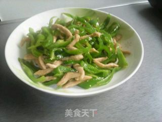 青椒肉丝的做法