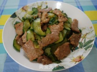 黄瓜肉片的做法