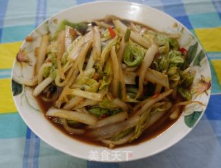 素炒白菜的做法