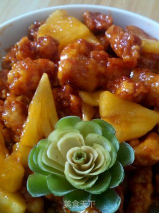 蜜汁菠萝咕噜肉的做法