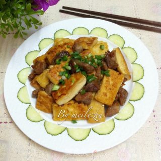 孜然豆腐的做法