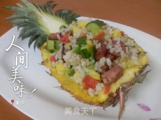 肉卷菠萝饭的做法
