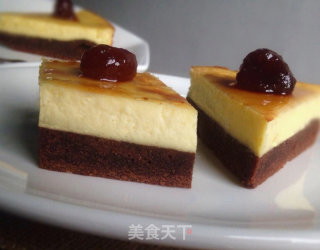 布朗尼芝士蛋糕 #优阳烘焙#