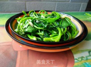 蒜蓉炒地瓜叶的做法