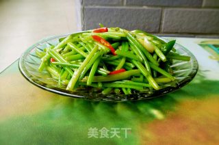 清炒番薯叶梗的做法