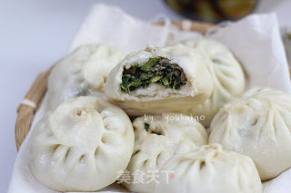 苔菜包子的做法