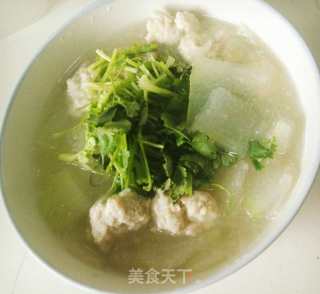 清爽冬瓜丸子汤的做法