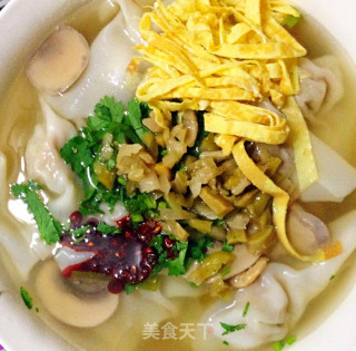 简单鸡汤馄饨的做法