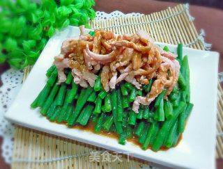 肉丝拌豆角的做法