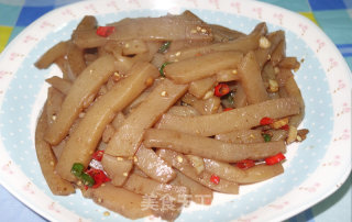 素炒魔芋的做法